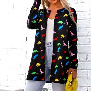 Shein front coat